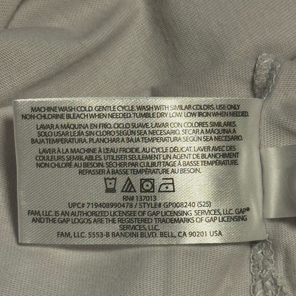 GAP Men’s Short Sleeve 3 Button Henley Tee Gray Size Small - Picture 10 of 12